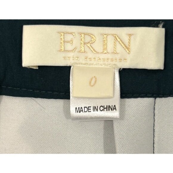 ERIN Fetherston Garden Bloom Green Pink Floral Skirt Size 0 W23 Sharkskin Scuba - Picture 3 of 3